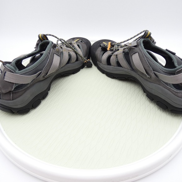 Keen Owyhee Men's US 11.5 Sport Sandals Gray Hiking Waterproof Bungee Lace - Picture 6 of 8